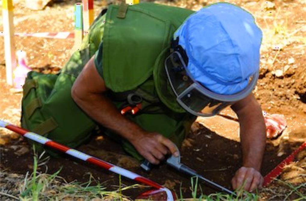 L'operazione di demining