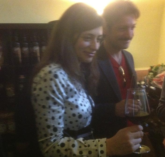Francesca Tasini e Sergio Assisi nel locale del Consorzio Start di Capitanata