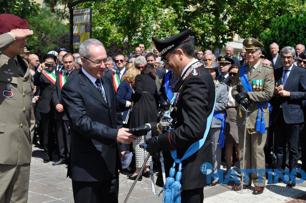 Consegna onorificenza Cavaliere a Matteo Viola in memoria del padre Raffaele