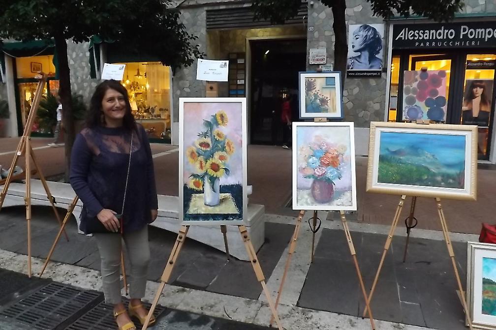Susi Vergato, di Campobasso, con le sue opere