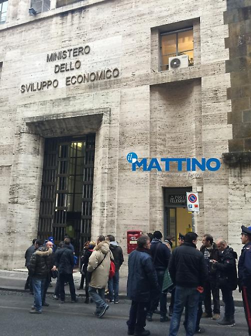 I lavoratori Sangalli di Manfredonia sotto il Ministero