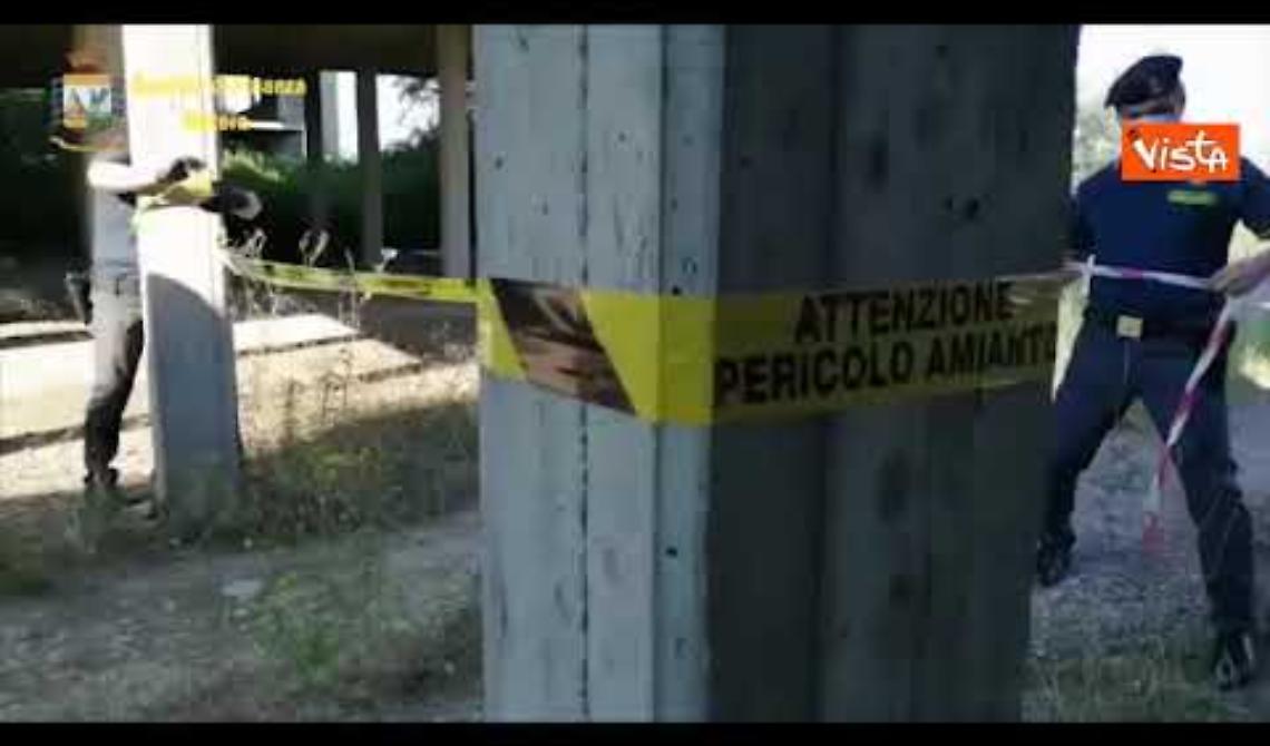 Sequestrati 12 siti con amianto abbandonato a Matera. IL VIDEO