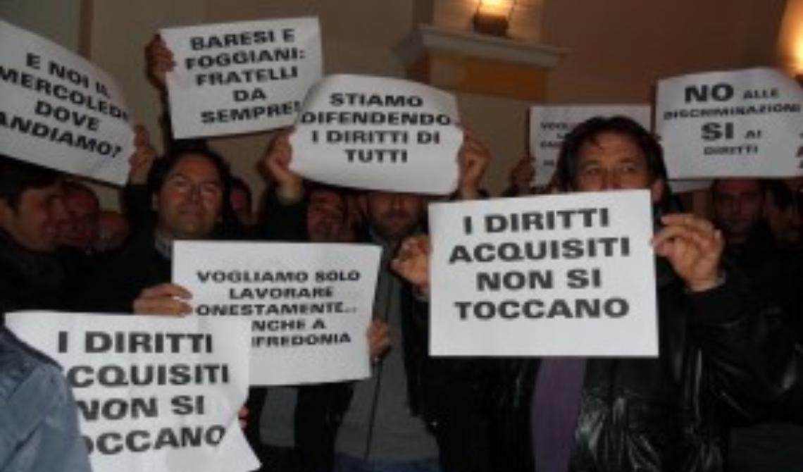 Commercianti baresi contro il Comune di Manfredonia