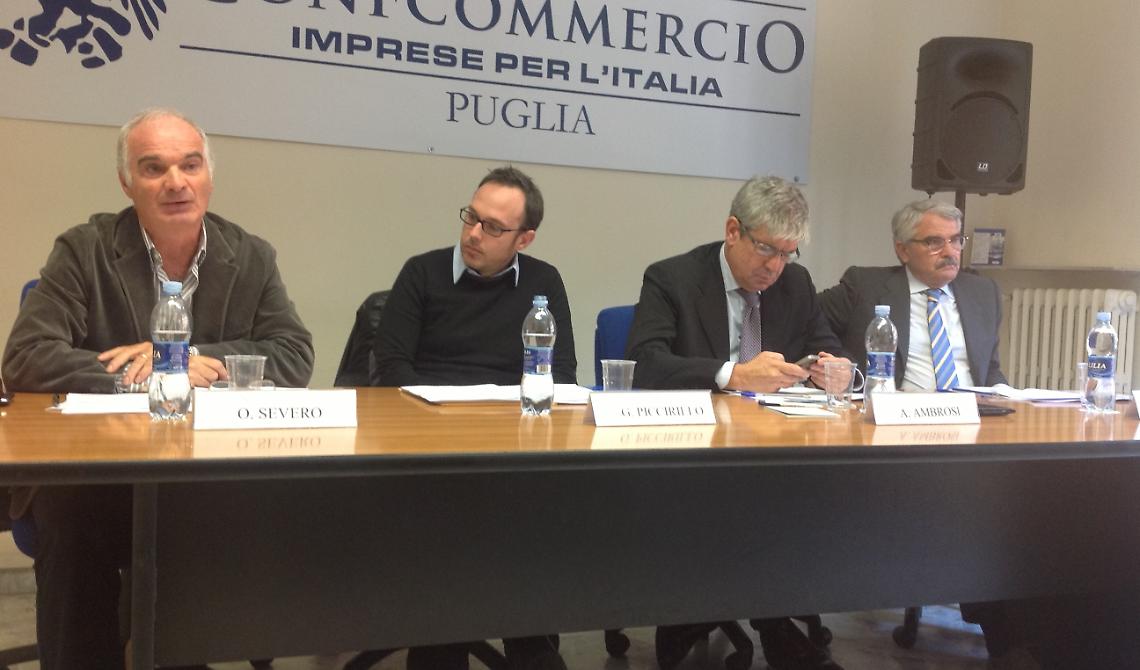 La conferenza stampa di Bari