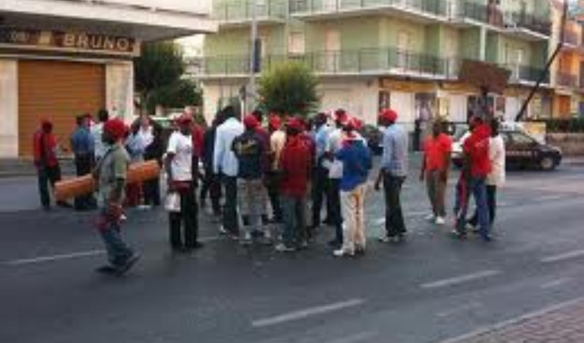 Protesta immigrati