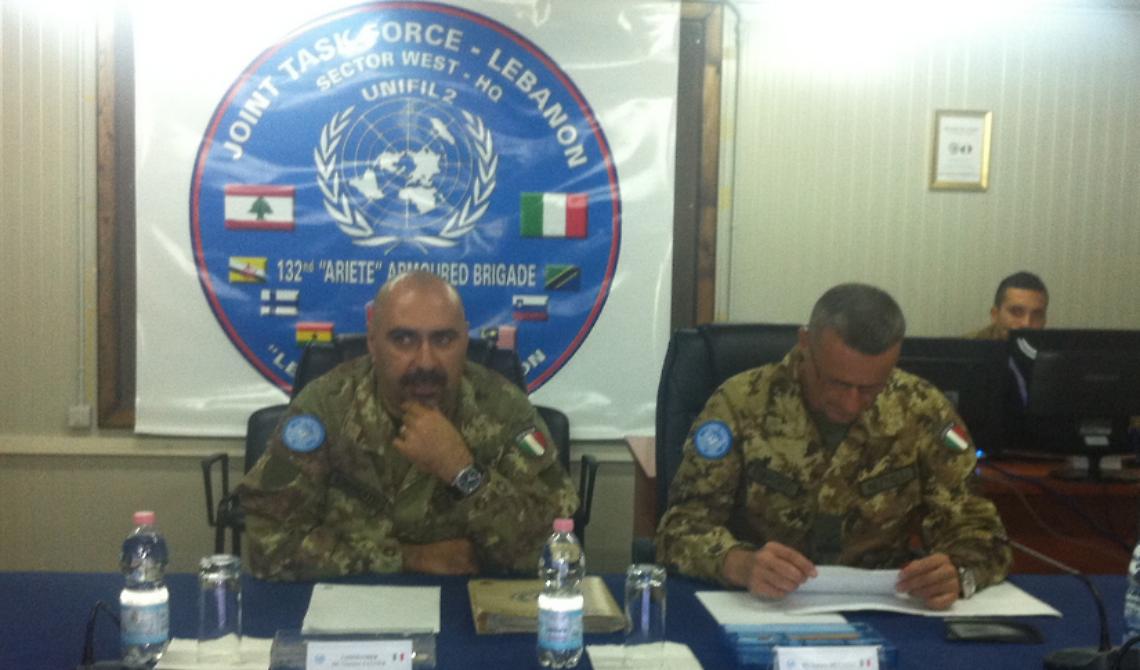 Qui Libano, com'è dura partire per i militari che lasciano i figli a casa