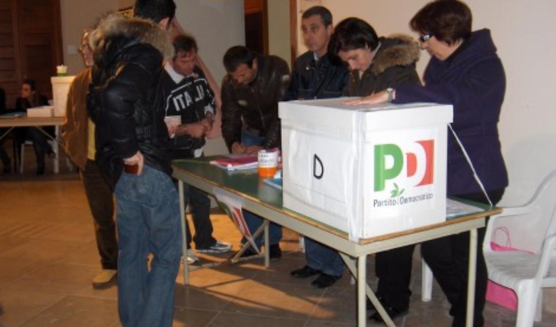 Seggio primarie Pd