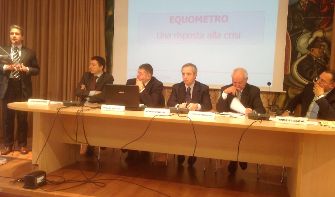 Nella foto un momento della presentazione dell'equometro