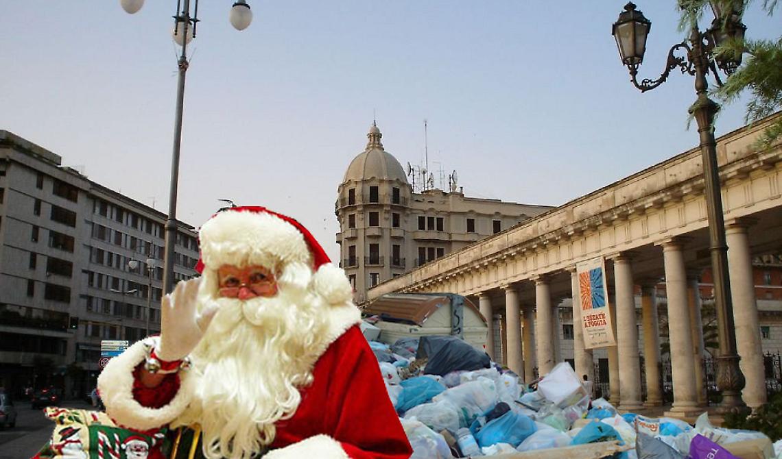 Caro Babbo Natale, quando vieni a Foggia tra licenziamenti, rifiuti e strade rotte, voglio dirti che...
