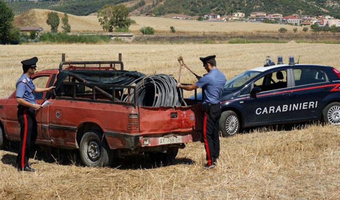 Furto cavi elettrici