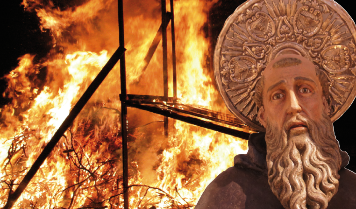 Sant'Antonio, il falò di una tradizione che ogni anno dura un giorno