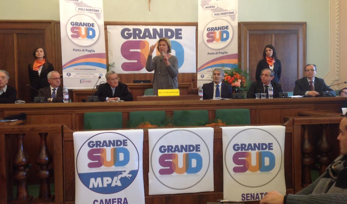 Ecco "Grande Sud". E Morra si emoziona portandosi dietro l'Udcap di Di Giuseppe