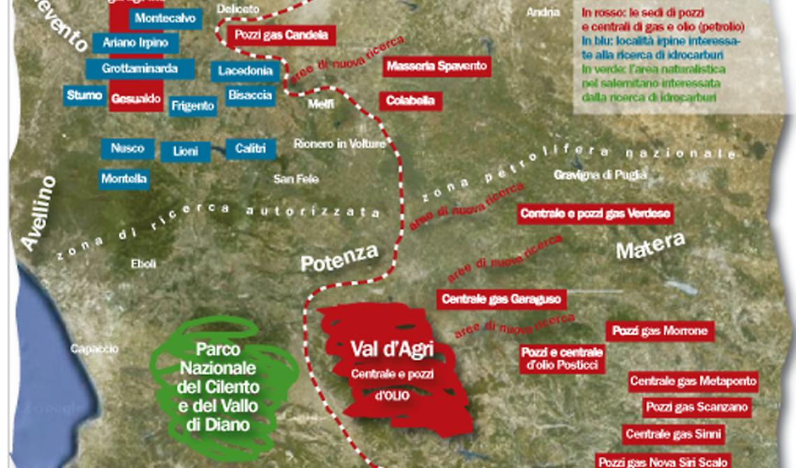 Le trivelle in Irpinia sono un rischio per la provincia di Foggia