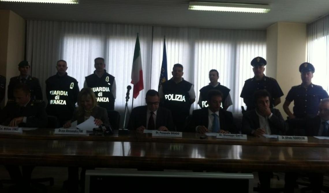 n momento della conferenza stampa 
