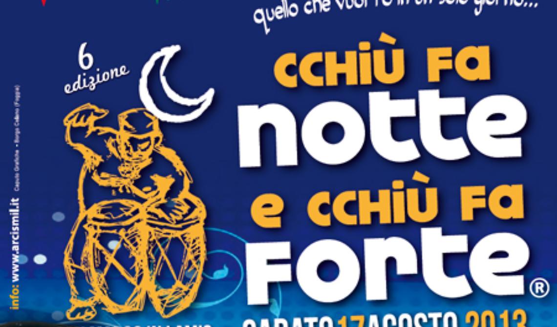 Questa sera a S. Marco, lo sballo di "Cchiù fa notte e cchiù fa forte" 