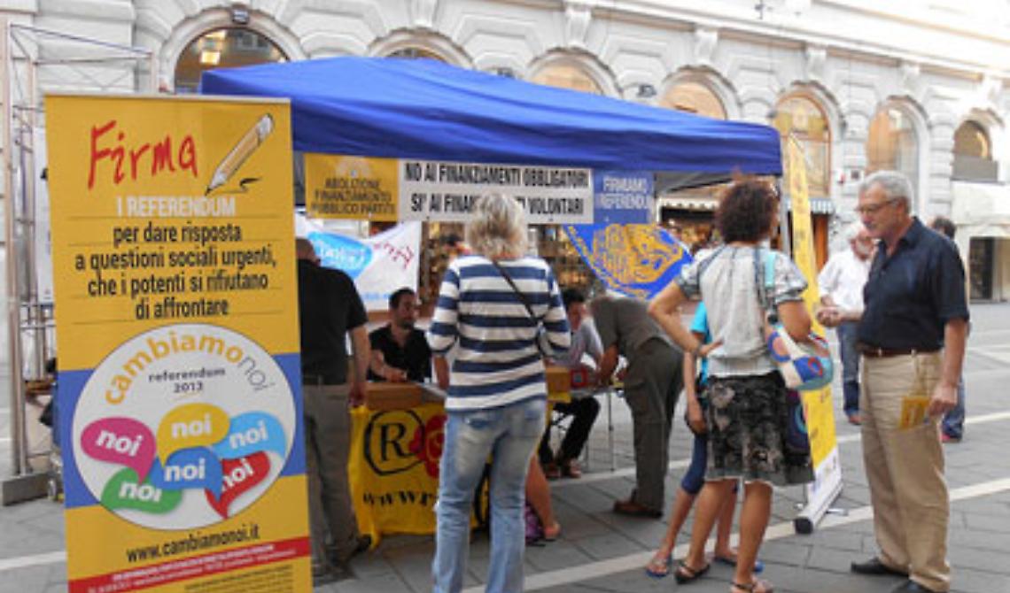 Referendum radicali, sabato un nuovo comitato a Lucera