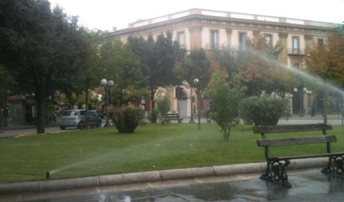 Foggia, ritorna il verde nelle piazze Cavour e Vittorio Veneto