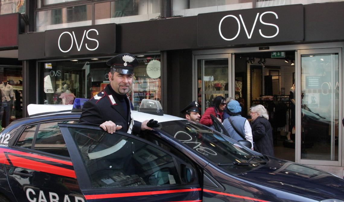 Furto all'OVS: arrestate due cognate