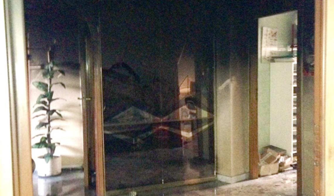 Foggia, a fuoco lo studio di un commercialista