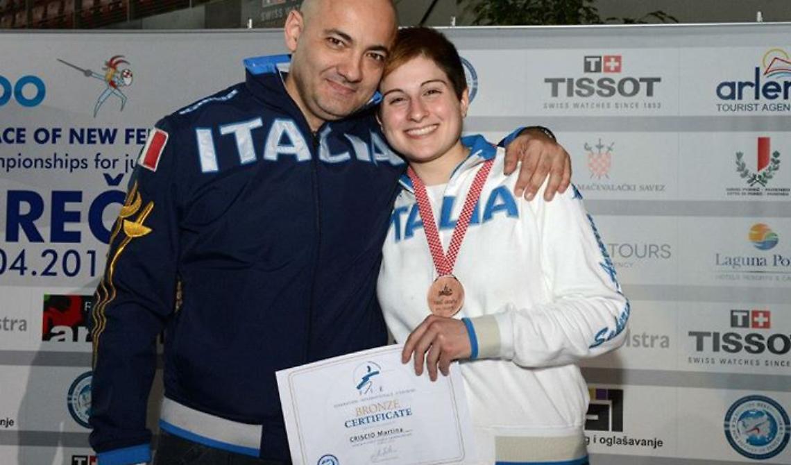 «Martina? È il futuro della sciabola italiana ed è un esempio per tutte le donne»