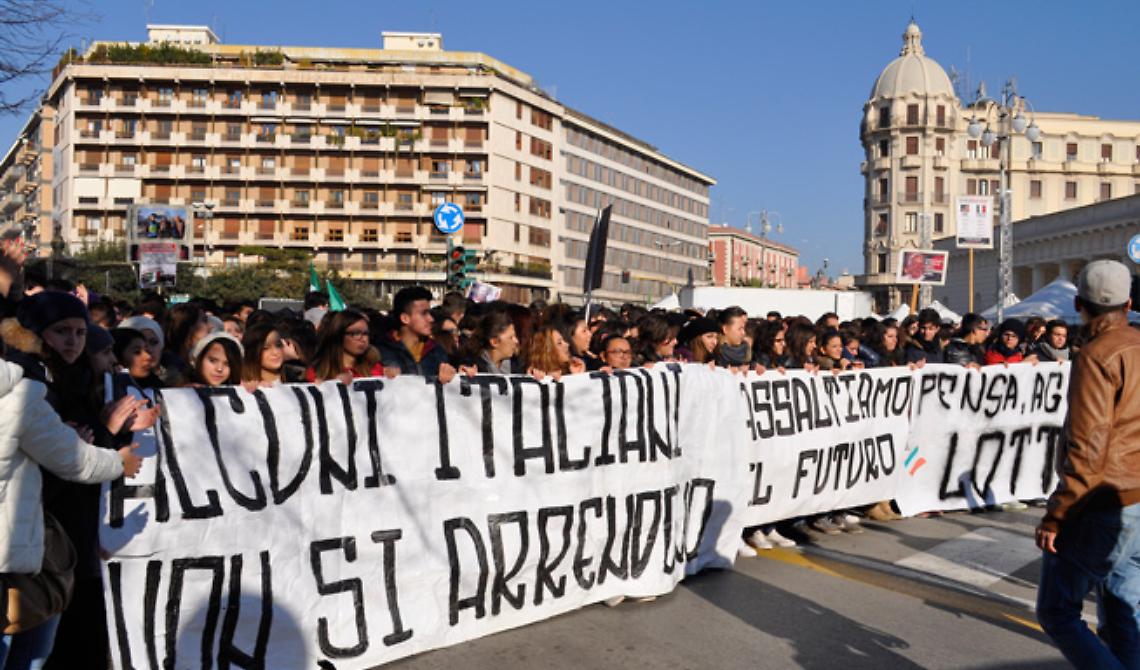 Non chiamateli Forconi, a Foggia scende in piazza la gente che non ce la fa più