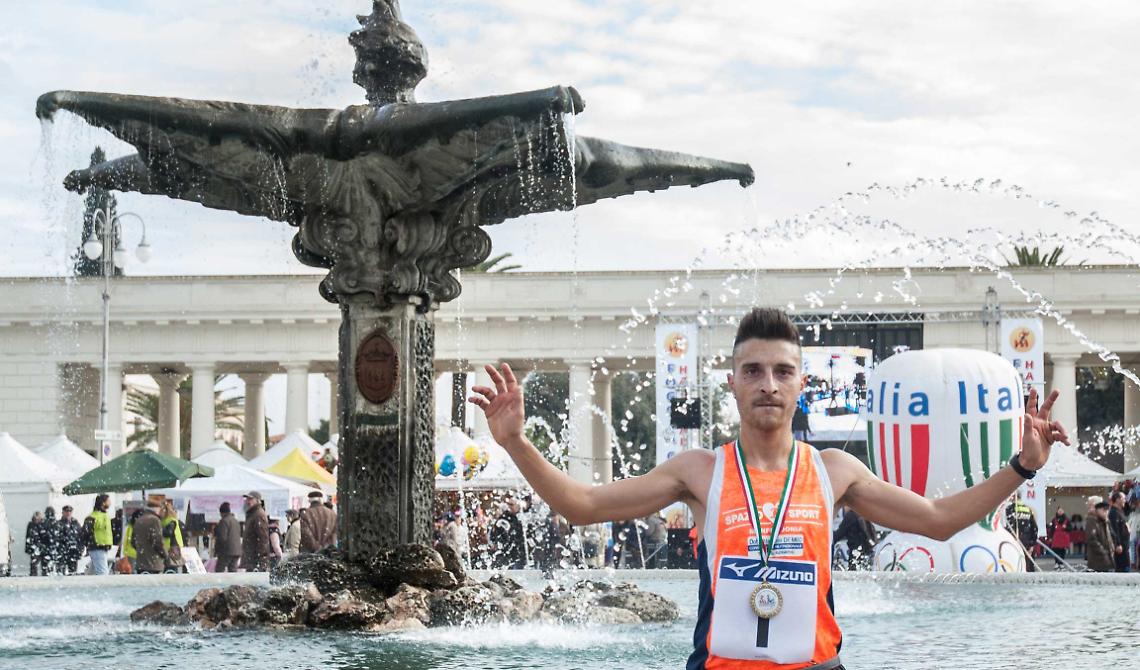 Dario e Alessandra, il re e la regina della "Foggia City Half Marathon"