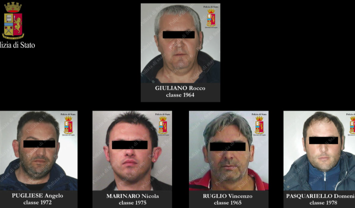 Rubavano auto da utilizzare negli assalti ai blindati: 5 arresti a Cerignola