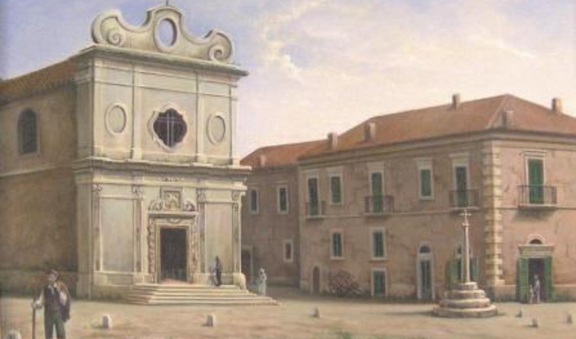 Oggi, 1 aprile 1731, la Madonna dei Sette Veli trova riparo nella Chiesa di S. Giovanni Battista: l'unica indenne dal terremoto