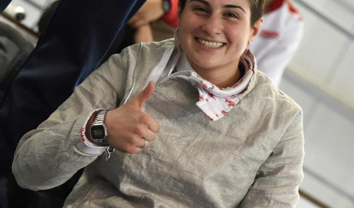 Martina in pedana per difendere l'Esercito