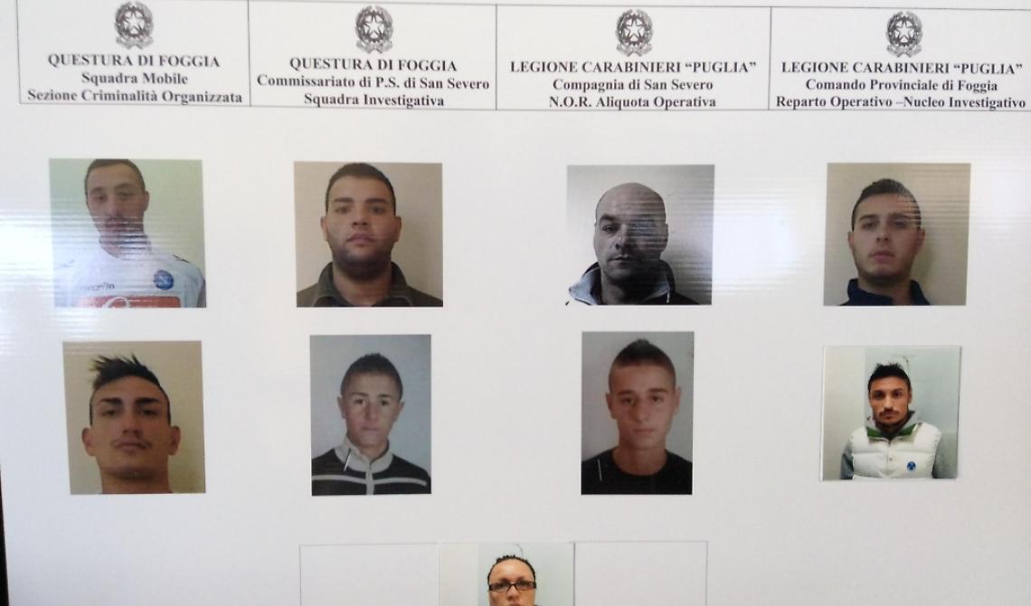 A 20 anni già espertissimi rapinatori: 10 arresti a San Severo