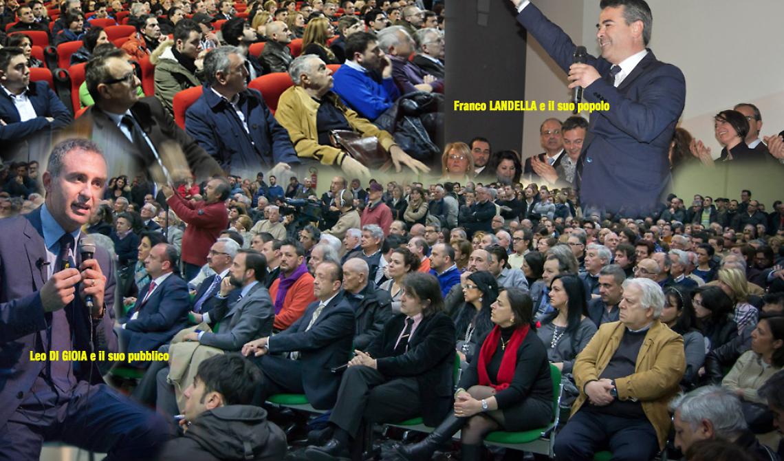 Leo aduna le truppe e in Fiera ne conta 800. Solo con la sua lista, Franco ne mostra 400 e ancora non schiera l'esercito