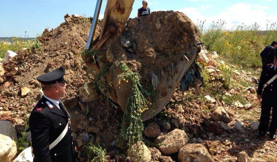 Operazione Black Land: sequestrata la cava di Bianchi