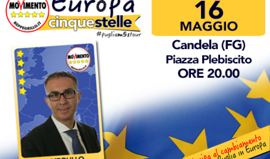 Candela a 5 stelle, la carovana europea dei grillini oggi nel paese dei monti dauni