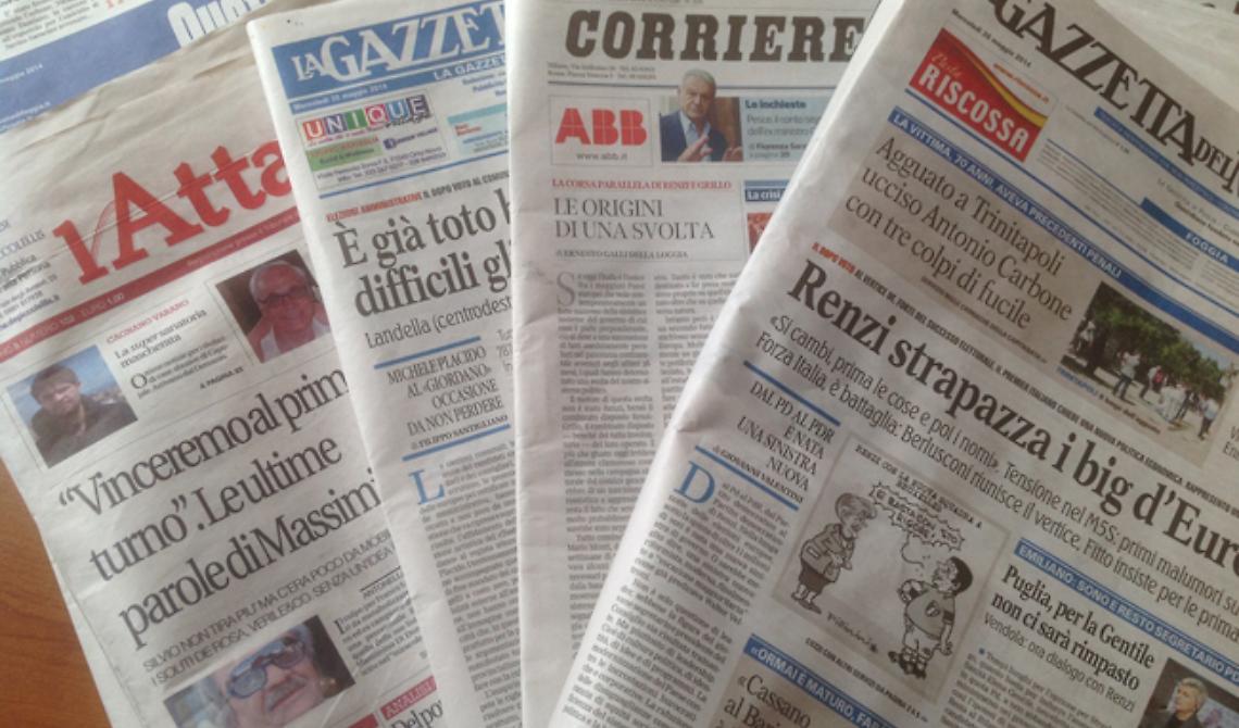 La Rassegna Stampa del 28 maggio 2014