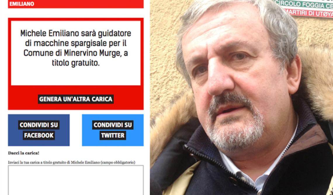 SEL Puglia "sputtana" Michele Emiliano sugli incarichi che si fa dare a go-go