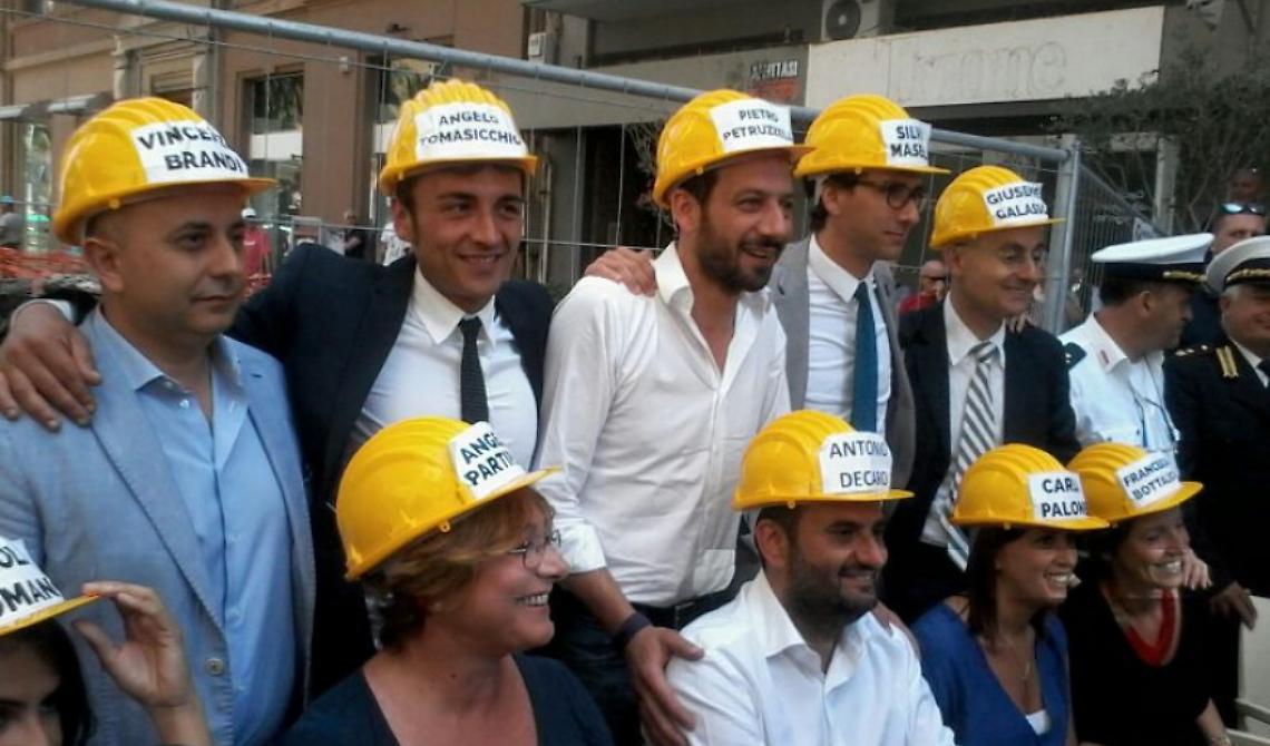 La giunta di Decaro presentata questa mattina (Ph. La Repubblica)
