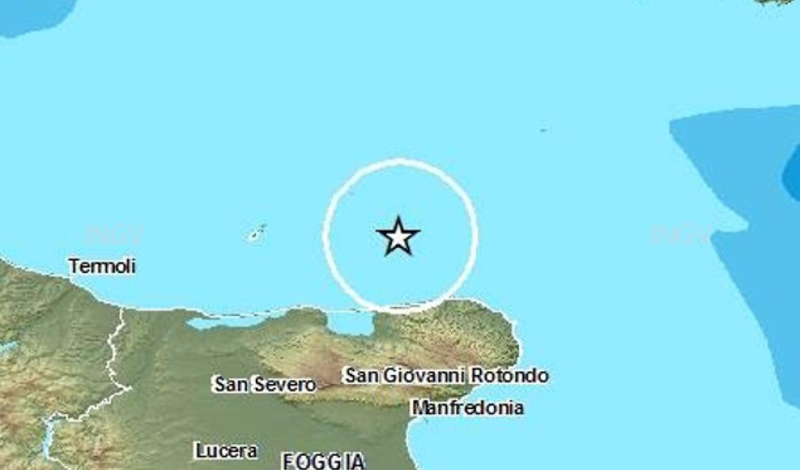 Terremoto sul Gargano: epicentro alle Isole Tremiti