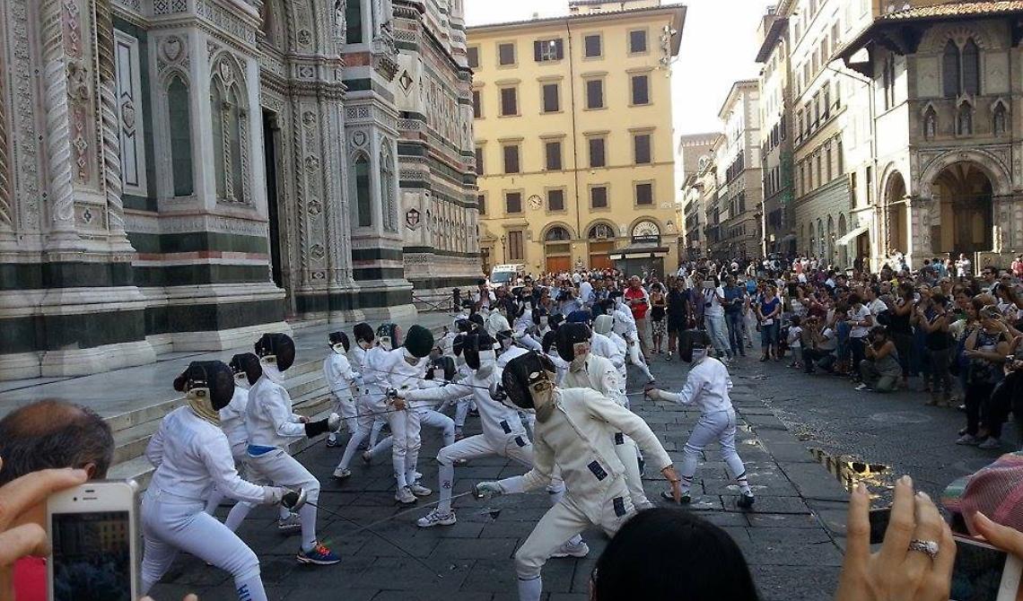Al più grande Flash Mob di scherma c'è anche Foggia