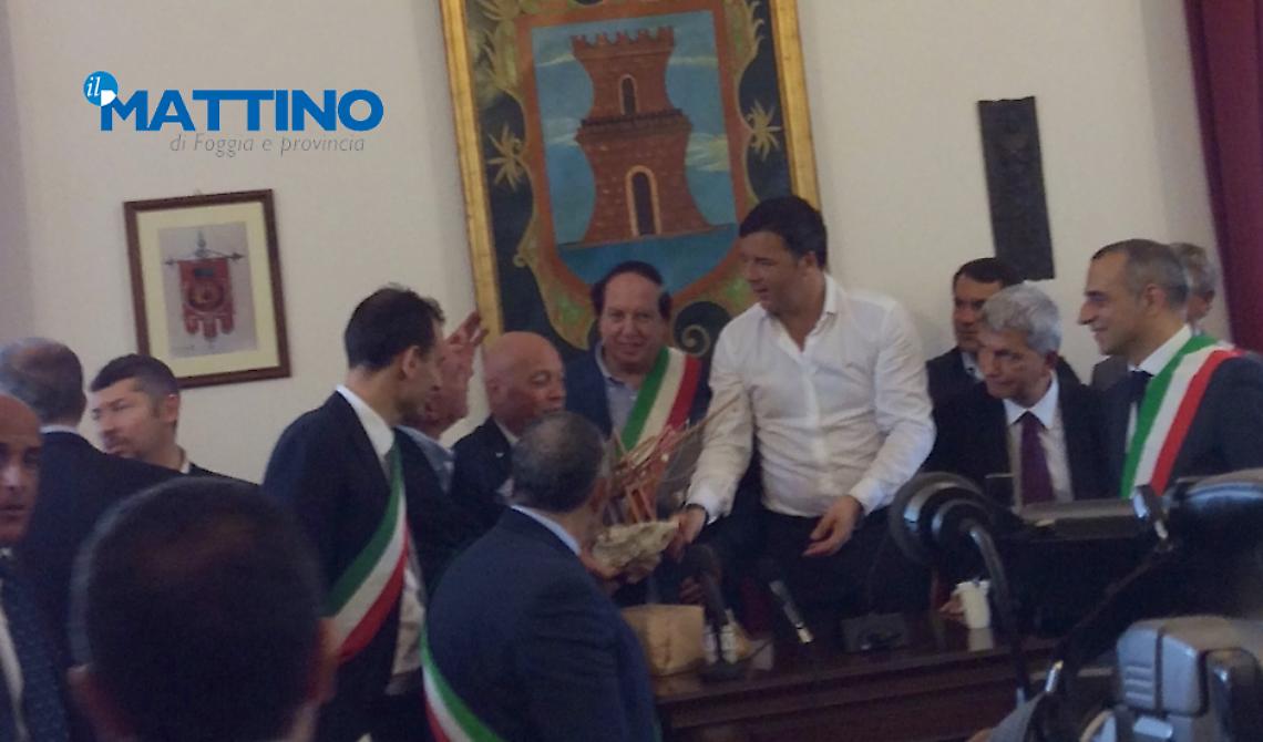 Renzi a Peschici: "Il Gargano non è chiuso per lutto"