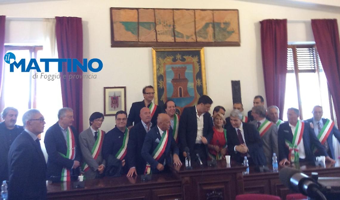 Renzi: "I peschiciani non si sono mai pianti addosso, non lo faranno neppure ora. Io non vi abbandonerò"