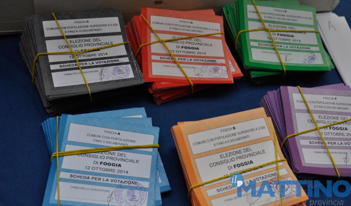 Elezioni provinciali, mancano all'appello i consiglieri di Foggia e dei piccoli comuni
