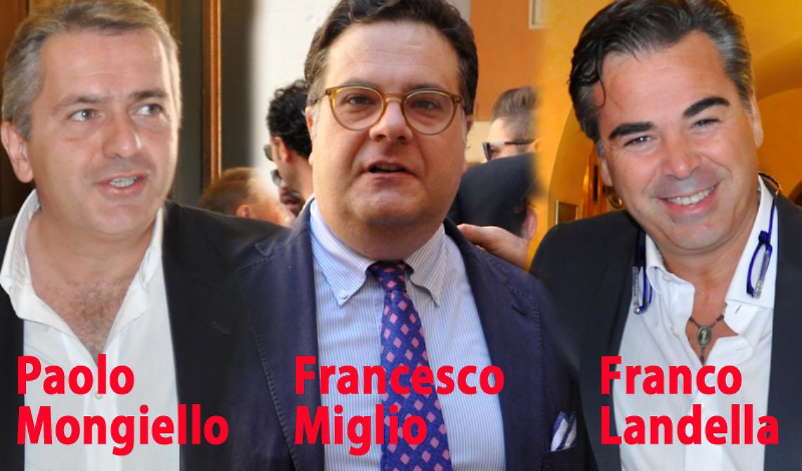 Paolo Mongiello, Francesco Miglio, Franco Landella