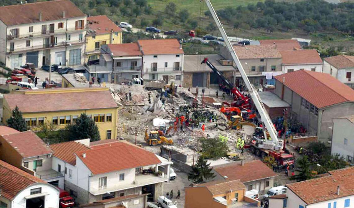 Oggi, 2 novembre 2002, l'ultima scossa del terribile terremoto che ha colpito San Giuliano: danni anche in molti comuni del Subappennino dauno