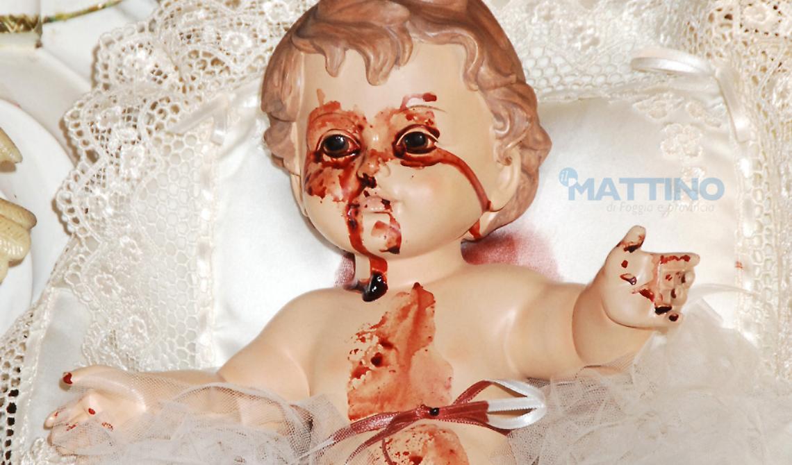 Qui c'è un Gesù Bambino che lacrima sangue