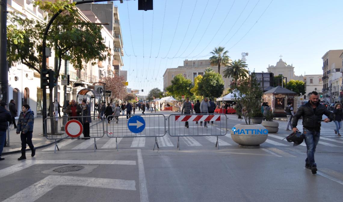 Vigilia di Natale, ecco la Foggia vietata al traffico