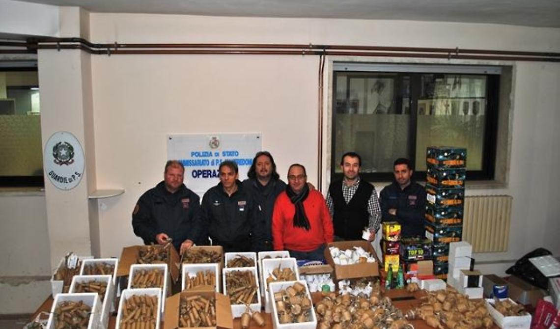 Una "Santabarbara" nascosta nelle masserie manfredoniane: tre denunciati