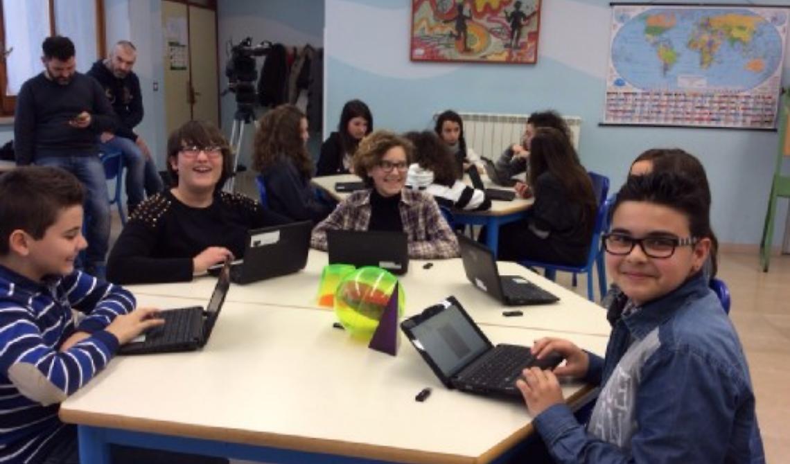 Le telecamere di Rai Scuola alla Zingarelli-da Feltre, e la matematica diventa uno show