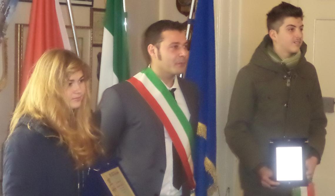 Ilaria Nardelli e Emanuele Grittani bandiera di Capitanata al "Trofeo delle Regioni" di Basket a Roma