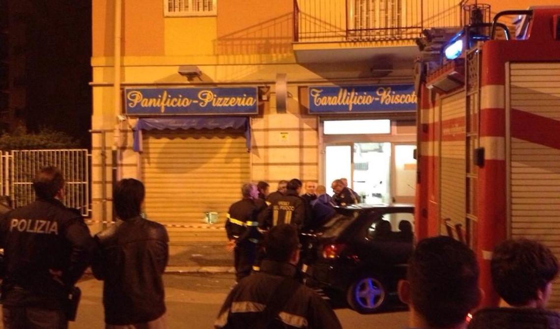 Foggia: bomba ad un panificio in Via de Viti de Marco