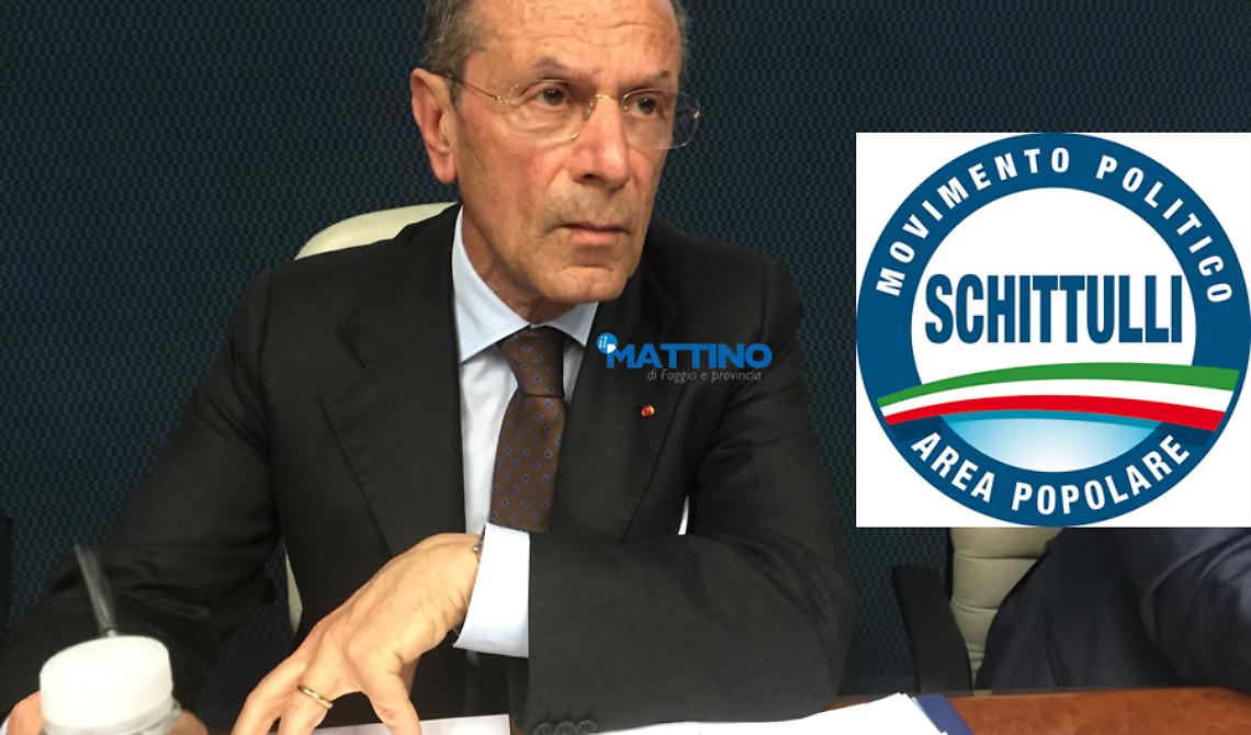 Elezioni regionali, ecco le liste del Movimento Politico Schittulli (MPS) Area Popolare